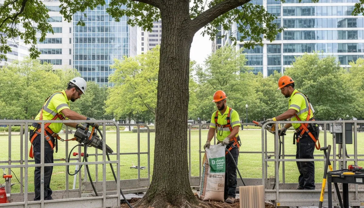 Root protection service for trees in South Burlington, VT by Tree Service Burlington VT